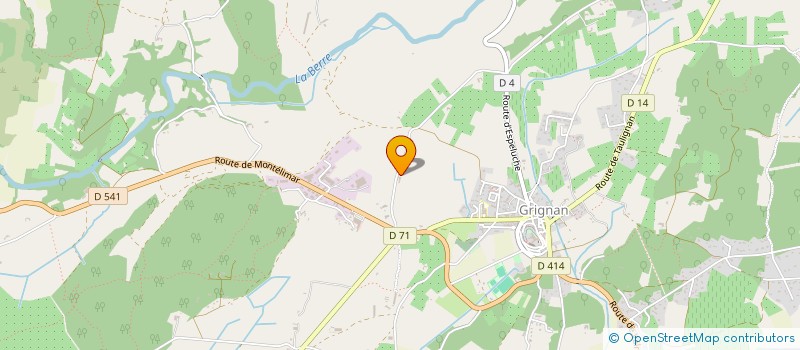 localisation de l'entreprise SCI DES DELICES  GRIGNAN