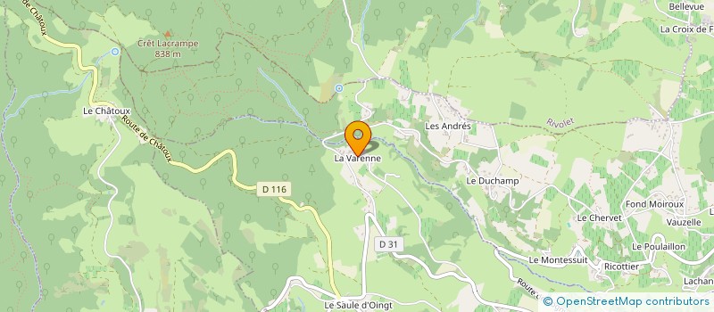 localisation de l'entreprise SCI DES DEMOISELLES  VILLE SUR JARNIOUX