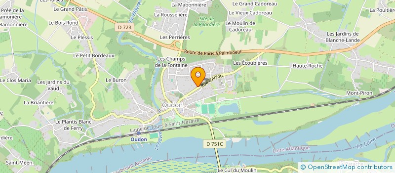 localisation de l'entreprise SCI DES DETRIES  OUDON