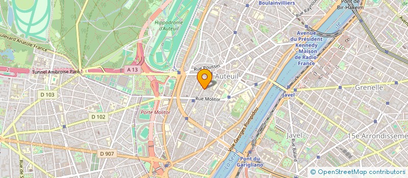 localisation de l'entreprise SCI DES DEUX A  PARIS