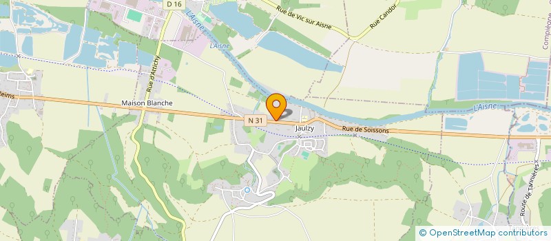 localisation de l'entreprise SCI DES DEUX AB  JAULZY