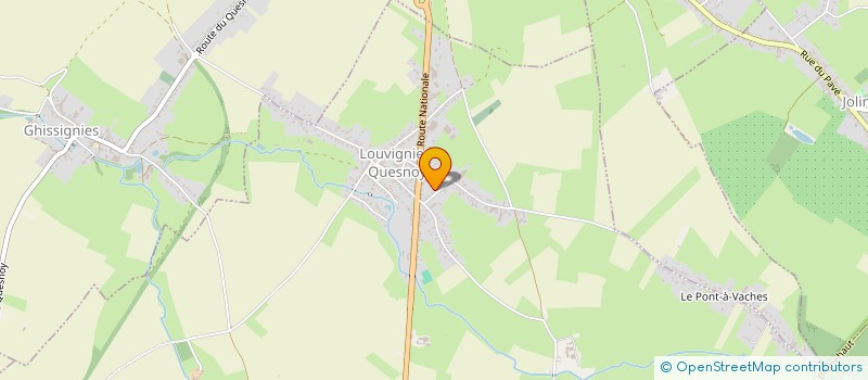 localisation de l'entreprise SCI DES DEUX AILES à LOUVIGNIES-QUESNOY