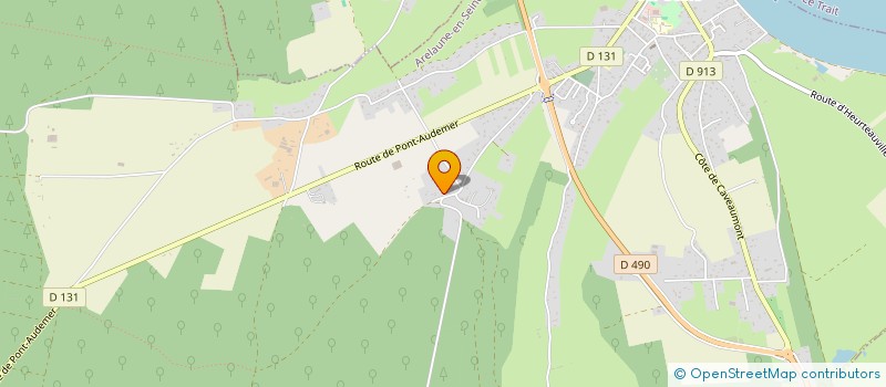 localisation de l'entreprise SCI DES DEUX AILES II  ARELAUNE-EN-SEINE