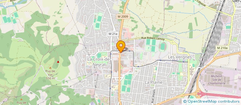 localisation de l'entreprise SCI DES DEUX AVENUES  CLERMONT-FERRAND