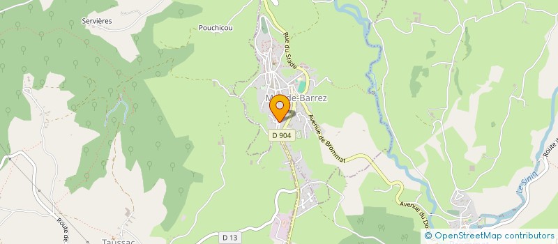 localisation de l'entreprise SCI DES DEUX AVENUES  MUR-DE-BARREZ