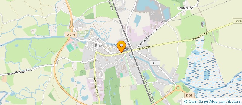 localisation de l'entreprise SCI DES DEUX BAIES  RUE