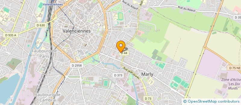 localisation de l'entreprise SCI DES DEUX C  VALENCIENNES