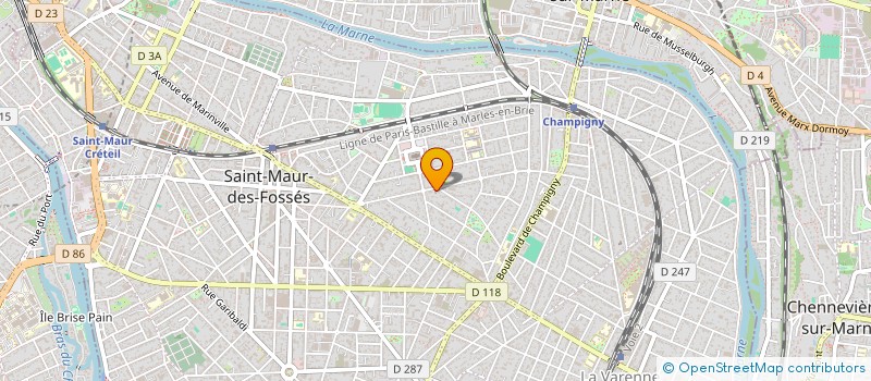 localisation de l'entreprise SCI DES DEUX CANADIENS à SAINT-MAUR-DES-FOSSES