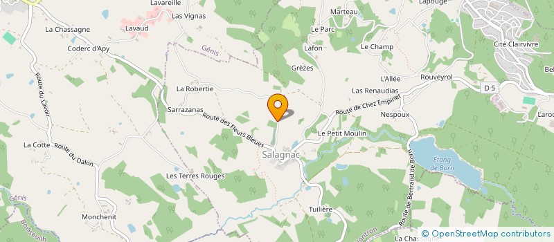 localisation de l'entreprise SCI DES DEUX CANTOUS  SAINT JORY LASBLOUX