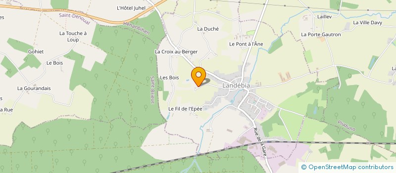 localisation de l'entreprise SCI DES DEUX CAPS  LANDEBIA