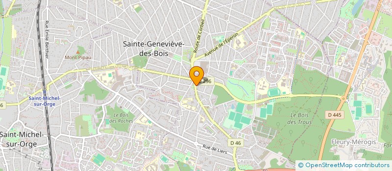 localisation de l'entreprise SCI DES DEUX CEDRES à SAINTE-GENEVIEVE-DES-BOIS