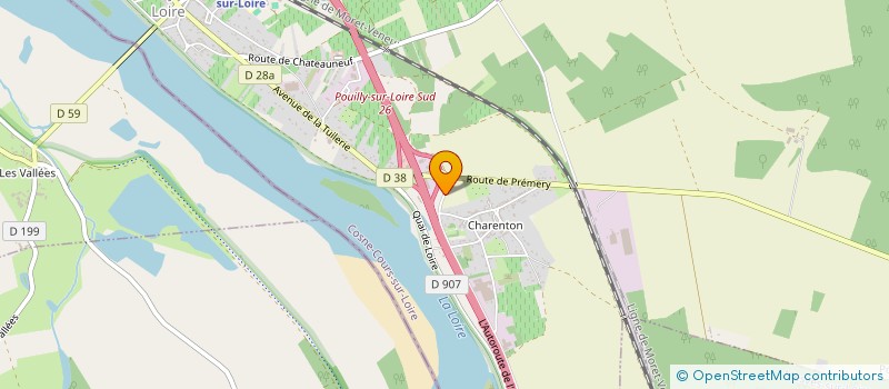 localisation de l'entreprise SCI DES DEUX CENTS BORNES à POUILLY SUR LOIRE