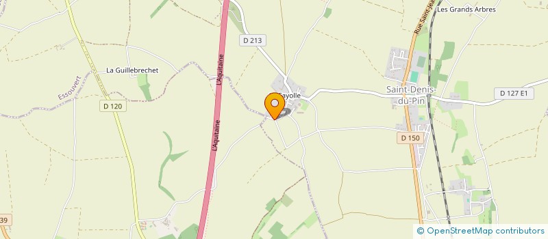 localisation de l'entreprise SCI DES DEUX CHARENTAIS  ESSOUVERT