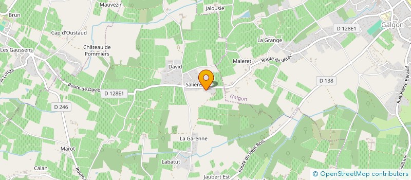 localisation de l'entreprise SCI DES DEUX CHENES  VILLEGOUGE