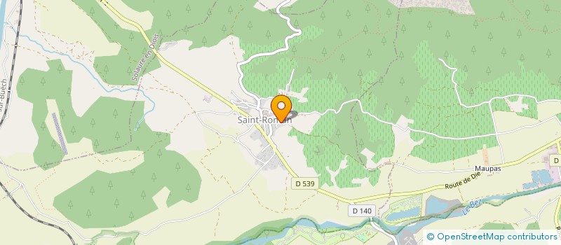 localisation de l'entreprise SCI DES DEUX COLLINES  SAINT-ROMAN