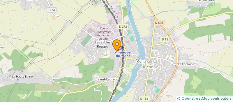 localisation de l'entreprise SCI DES DEUX COMMUNES  VILLENEUVE-SUR-YONNE