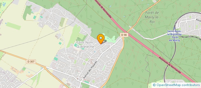 localisation de l'entreprise SCI DES DEUX CROIX  SAINT-GERMAIN-EN-LAYE