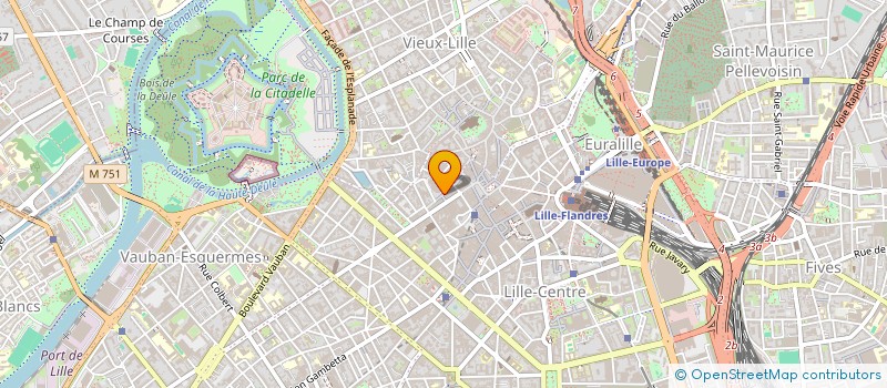 localisation de l'entreprise SCI DES DEUX EPEES à LILLE