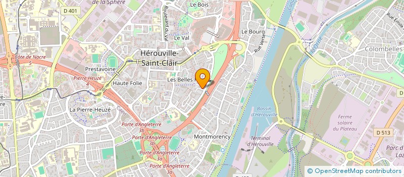 localisation de l'entreprise SCI DES DEUX ETOILES à HEROUVILLE-SAINT-CLAIR