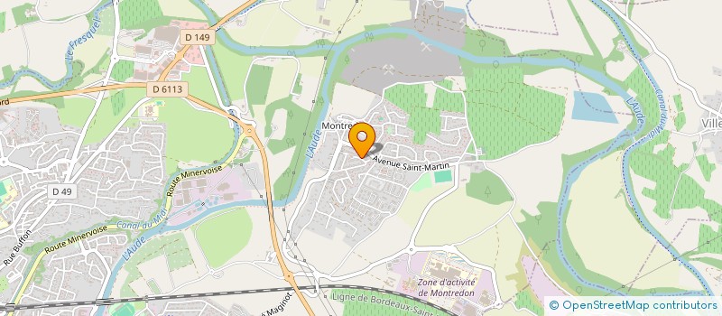 localisation de l'entreprise SCI DES DEUX F à CARCASSONNE