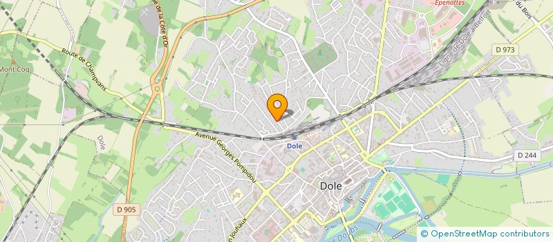 localisation de l'entreprise SCI DES DEUX FIGUIERS à DOLE