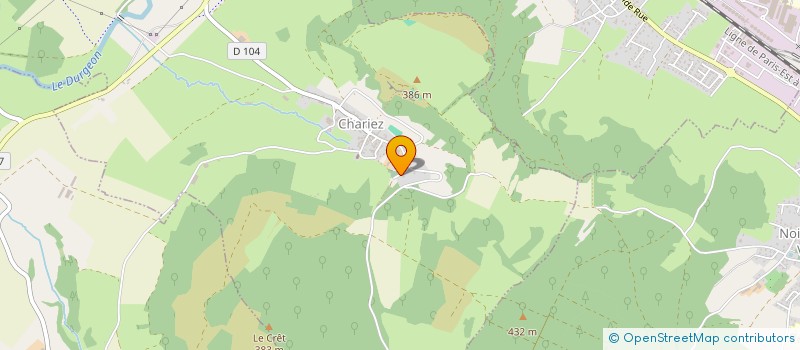 localisation de l'entreprise SCI DES DEUX FONTAINES  CHARIEZ