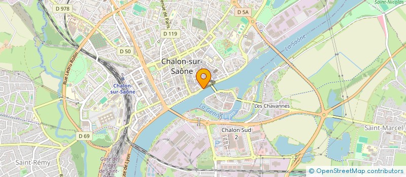localisation de l'entreprise SCI DES DEUX FONTAINES à CHALON-SUR-SAONE