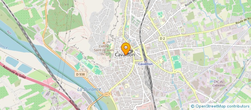 localisation de l'entreprise SCI DES DEUX FRANGINES  CAVAILLON