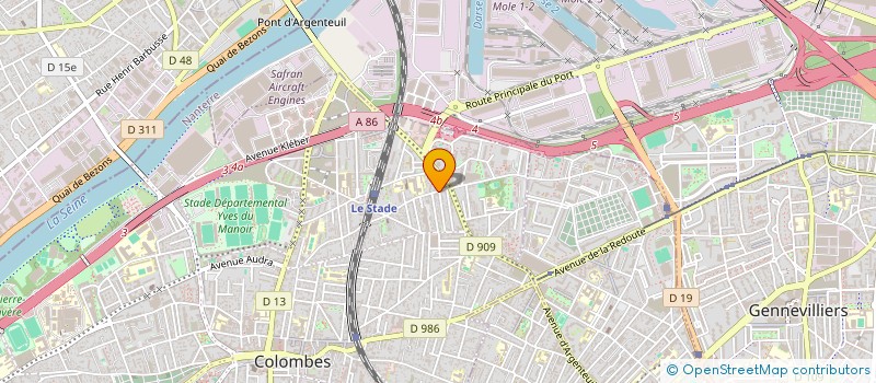 localisation de l'entreprise SCI DES DEUX FRERES à COLOMBES