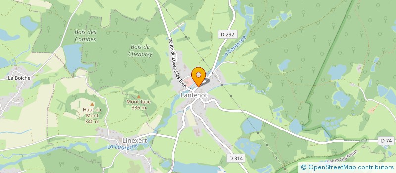 localisation de l'entreprise SCI DES DEUX GROGNARDS  LANTENOT