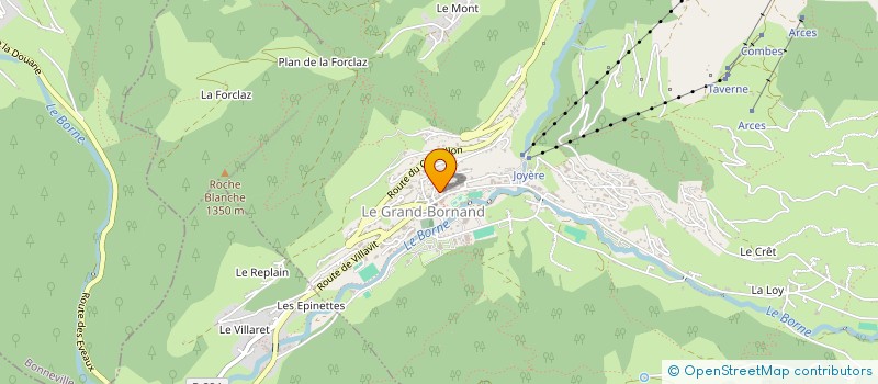 localisation de l'entreprise SCI DES DEUX GUIDES à LE GRAND-BORNAND