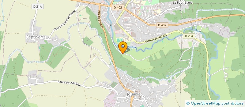 localisation de l'entreprise SCI DES DEUX JUMEAUX  JOUARRE