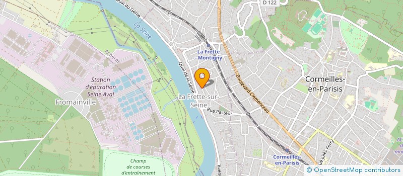 localisation de l'entreprise SCI DES DEUX M  LA FRETTE-SUR-SEINE