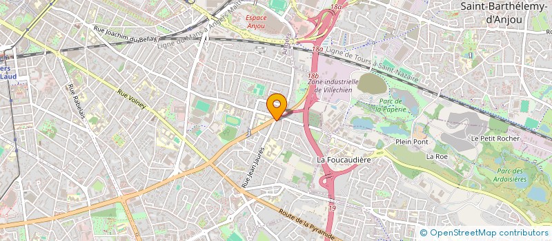 localisation de l'entreprise SCI DES DEUX MAINES à ANGERS