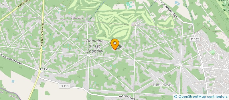 localisation de l'entreprise SCI DES DEUX MARECHAUX  LAMORLAYE