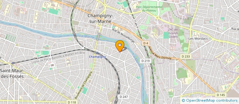 localisation de l'entreprise SCI DES DEUX MARGUERITES à SAINT-MAUR-DES-FOSSES