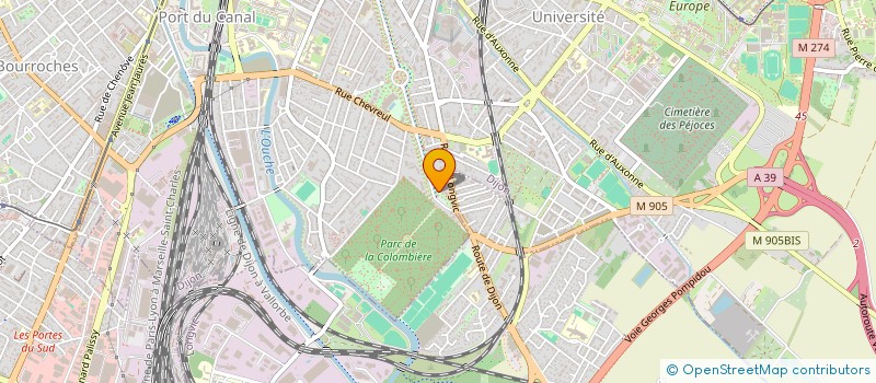 localisation de l'entreprise SCI DES DEUX MARRONNIERS à DIJON