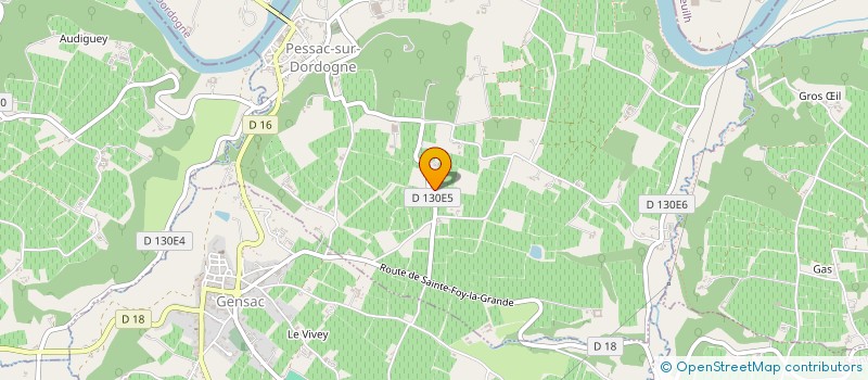 localisation de l'entreprise SCI DES DEUX MOULINS  PESSAC-SUR-DORDOGNE