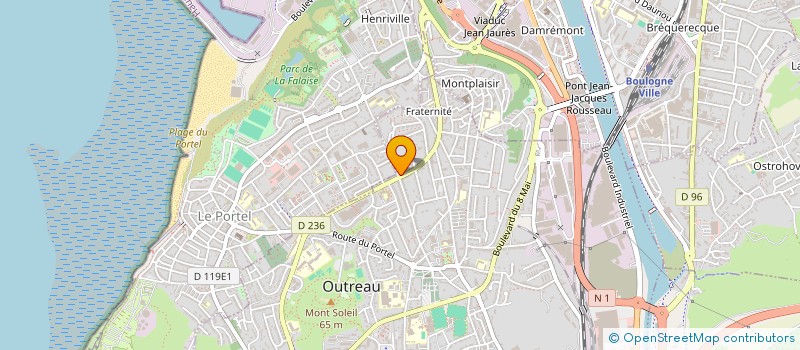 localisation de l'entreprise SCI DES DEUX MOULINS  OUTREAU