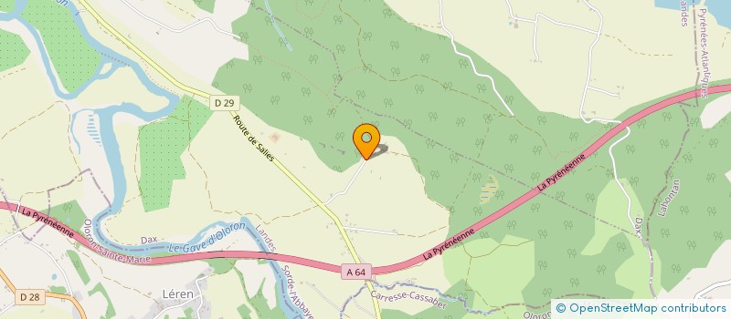 localisation de l'entreprise SCI DES DEUX MOUTCH  SORDE-L'ABBAYE