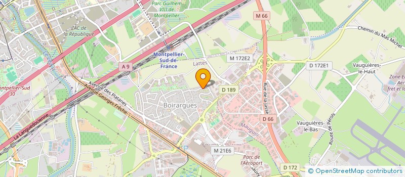 localisation de l'entreprise SCI DES DEUX OLIVIERS à LATTES