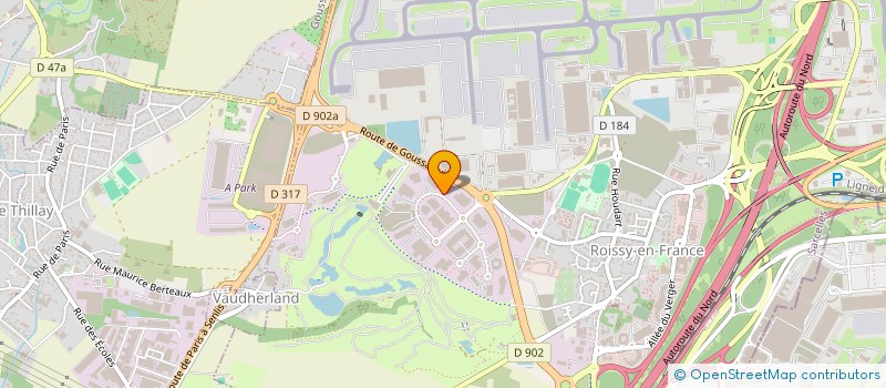 localisation de l'entreprise SCI DES DEUX OLIVIERS  ROISSY-EN-FRANCE