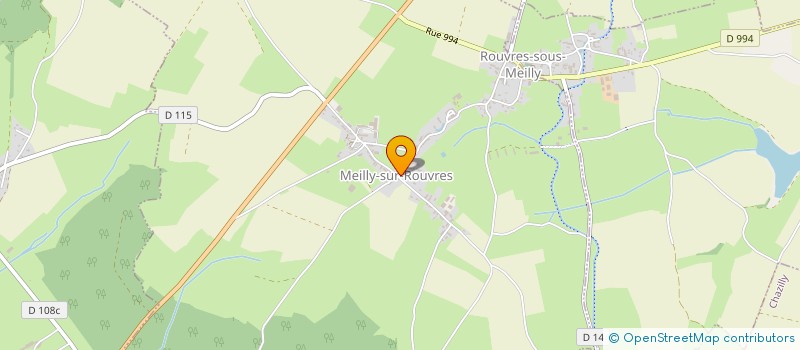 localisation de l'entreprise SCI DES DEUX PAPYS  MEILLY-SUR-ROUVRES