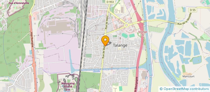 localisation de l'entreprise SCI DES DEUX PASSAGES à TALANGE