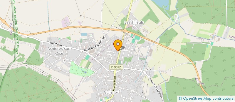 localisation de l'entreprise SCI DES DEUX PIERRE  VIARMES