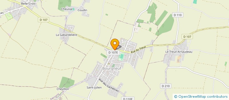 localisation de l'entreprise SCI DES DEUX PLACES à BOURGNEUF