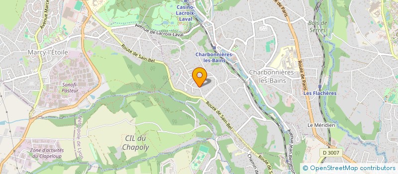 localisation de l'entreprise SCI DES DEUX POMMES  SAINTE-CONSORCE