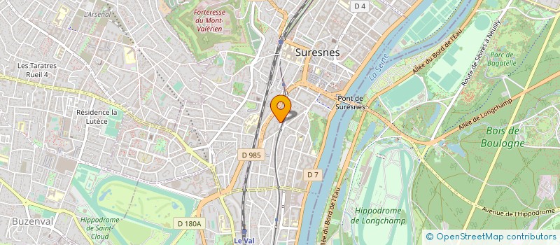 localisation de l'entreprise SCI DES DEUX PONTS à SURESNES