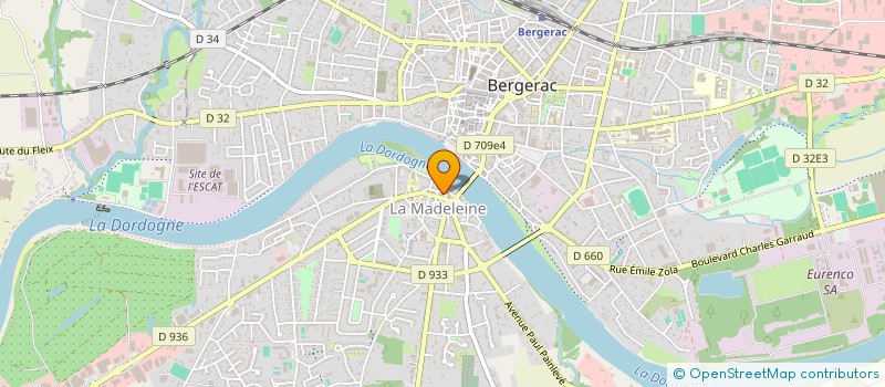 localisation de l'entreprise SCI DES DEUX PONTS à BERGERAC