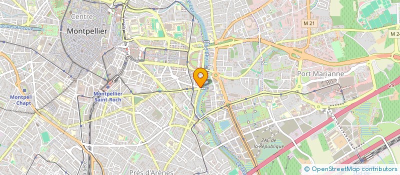 localisation de l'entreprise SCI DES DEUX PONTS à MONTPELLIER